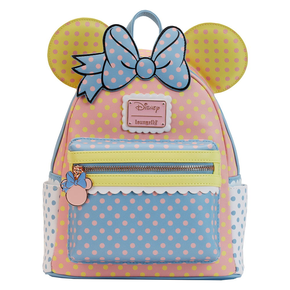 Minnie Pastel Color Block Dots Mini Backpack
